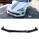 Fits 17-20 Toyota 86 GT86 FT86 GT Style Unpainted Black Front Bumper Lip - PU