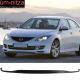 Fits 09-11 Mazda 6 DS Style Front Bumper Lip Spoiler Body Kit Unpainted Black PU