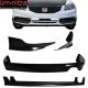 Fits 11-12 Honda Accord Sedan OE-Type PU Front + Rear Bumper Lip + Side Skirts