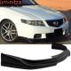 Fits 04-05 Acura TSX P1 Front Bumper Lip Painted #B92P Nighthawk Black Pearl