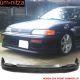 Fits 90-91 Honda CRX Si Only CS Style Front Bumper Lip Spoiler Unpainted PU