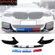 Fits 17-19 Fit BMW G30 M-Tech M Sport Front Bumper Lip Splitters Gloss Black - ABS