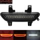 Fits 2015-2018 Mustang LED Rear Fog Light Brake Lamp Backup Reverse Light Black