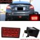 Fits NEW ALL RED Lens JDM F1 LED Rear Fog Light Strobe Brake Lamp For WRX STI XV