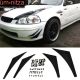 Fits GMC Front Bumper Lip Kit Splitter Fins Body Spoiler Canards Valence Chin