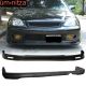 Fits Honda Civic EK 99-00 2 4Dr MG Front + Rear Bumper Lip Spoiler PP