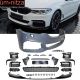 Fits 17-19 Fit BMW G30 5 Series MT MP Style Front Bumper Lip Cover Grille - PP
