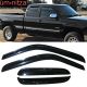 Fits 99-06 Chevy Silverado GMC Sierra Extended Cab Acrylic Window Visors 4Pc Set