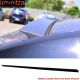 Fits 08-12 Honda Accord 8th VRS Style Roof Spoiler Unpainted Black - PUF