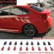 Universal 10PCS EVO Style Shark Fin Diffuser Vortex Generator Roof Spoiler Wing