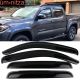 Fits 16-23 Toyota Tacoma Double/Crew Cab N300 4PCS Window Visors Vent Rain Guard