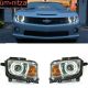 Fits 10-13 Chevy Camaro CCFL Halo Projector Headlights Chrome