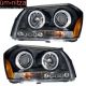 Fits 05-07 Dodge Magnum Projector Headlights Black Clear Amber CCFL