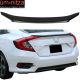 Fits 16-18 Civic X Sedan OE Trunk Spoiler Painted Burgundy Night Pearl # R560P