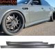 Fits 04-10 BMW E60 E61 5-Series M5 Style PP Side Skirts Panels Extension Pair
