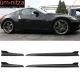 Fits Nissan 370Z 350Z Fairlady Maxima Side Skirts Rocker Panels 4PCS (PP)