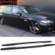 Fits 11-16 BMW F10 5 Series IKON Style 2PC Side Skirts Extension Rocker Panel PP