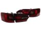 11-14 VW Jetta MK6 Sedan Euro Taillights w/ Rear Fogs - Dark Cherry Red