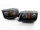 99-05 VW JETTA MK4 OEM HID REPLICA ECODE BLACK PROJECTOR HEADLIGHTS - H7 HOUSING