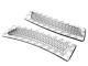 Crystal Clear Front Bumper Reflectors for Fit BMW F30 3-Series w/ M Sport Package