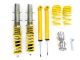 RSK STREET COILOVER KIT - VW MK4 GOLF / GTI / JETTA / NEW BEETLE - YELLOW