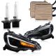 VLAND Dual Beam Projector Headlights and 2PCs D2H Xenon Bulbs For Toyota 2013-2016 Scion FR-S 2017-2019 Toyota 86 2013-2019 Subaru BRZ