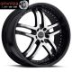 Milanni 20X10.5  9012 Kapri 5x120.65 ET45 Black Machined Wheel (1)