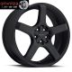 Milanni 22X8.5  464 VK-1 5x110/5x115 ET38 Satin Black Wheel (1)