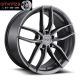 NICHE 22x9.5  VOSSO M204 6x135 +30 Gloss Anthracite Wheels (Set of 4)