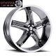 Milanni 17X7  459 Bel-Air 5 5x114.3/5x120 ET18 Chrome Wheel (1)