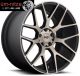 NICHE 19x8.5  INTAKE M159 5x4.5 +35 Matte Black Machine Wheels (Set of 4)