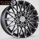 AodHan 17x7.5  LS001 5X120 +35 Matte Black Machined Face Wheels (Set 4)