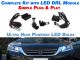 White LED DRL Kit With Decoder Module For 2007-2014 Acura TL / 09-14 TSX 9005 Daytime Running Light