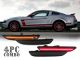 2010-2014 Ford Mustang Pair V6 GT Clear or Smoke Lens Front Amber or Rear Red LED Bumper Side Marker Lights