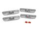 1999-2003 Lexus RX300 DEPO Crystal Clear Front + Rear Bumper Side Marker Lights