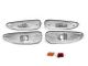 1993-1995 Mazda RX-7 DEPO Diamond Clear Front + Rear Side Marker Lights