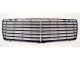 1992-1999 Mercedes S Class W140 S600 Style Black With Chrome Strip Front Grill