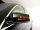1996-1999 Mercedes E Class W210 SLS Style Painted LED Arrow Signal Mirror Cover With Step Light