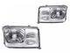 1986-1993 Mercedes Benz E Class W124 EURO GLASS Lens Headlight with Fog Light with Optional Corner Light Made by DEPO