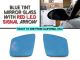 2012-2014 Mercedes M Class W166 Red Arrow LED Blue Glass Side Mirrors Upgrade