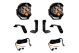 Jeep Gladiator JT (20-26) LP6 Pro Bumper Light Kit (Plastic Bumper)