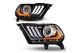 10-12 Ford Mustang: Renegade Projector Headlights - Gloss Black/Clear