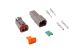 Deutsch Connector Kit, 2-Pin (16-22 Gauge)