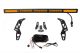 SS30 Bumper Bracket Kit for 2018-2026 Jeep JL Wrangler/Gladiator, Amber Combo Single