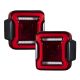 2018-2023 Jeep Wrangler LED Tail Lights, Red (pair)