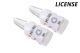 License Plate LEDs for 2019-2026 Ford Ranger (pair)