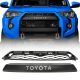 Fits 2014-2019 Toyota 4Runner TRD Pro Replica Style  Front Grill - ABS Unpainted with LED DRL Lights