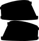 Dodge Avenger (07-  ) Tail Light Covers