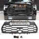 Fits 2023 Toyota Sequoia TRD Replica Style Front Grill - ABS Unpainted with LED DRL Lights