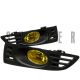 2003-2005 Honda Accord 2 Door Yellow Fog Lights Kit